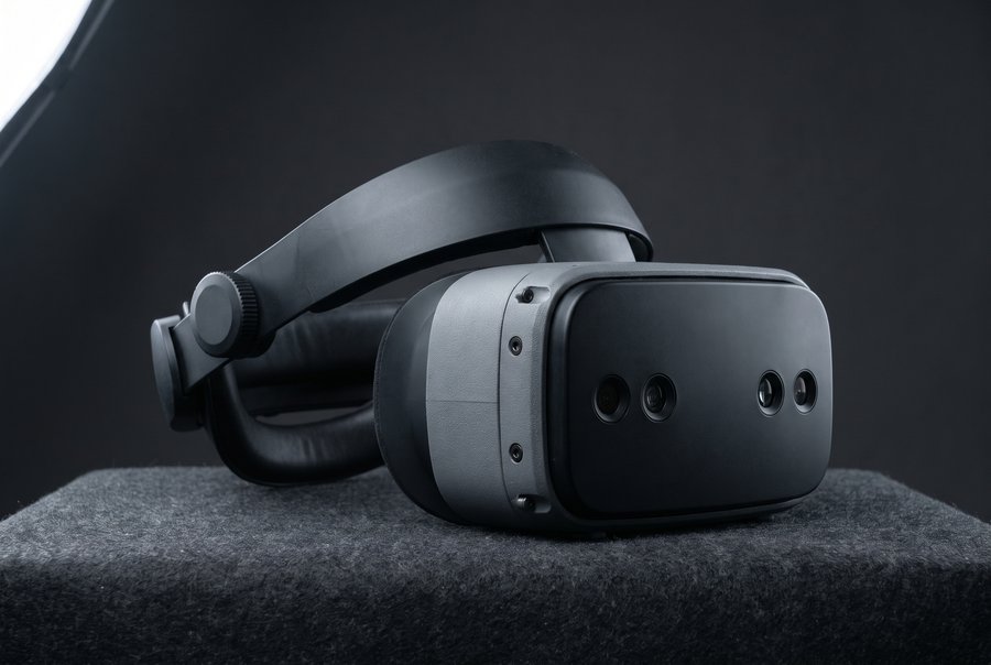 A head-mounted display.